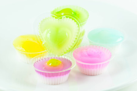 Dessert made from flour , thailandの写真素材