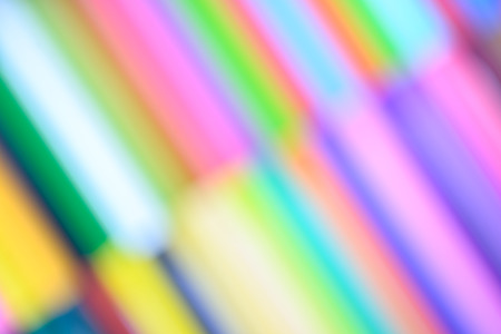 abstract background of old  color pencils out of focusの写真素材