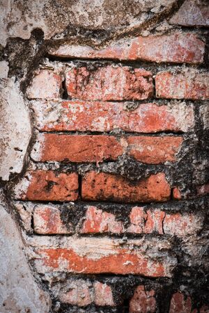 abstract background of old ancient brick wall