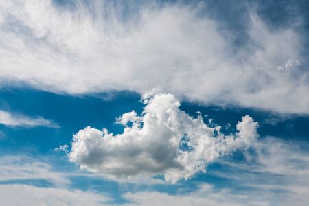 Light Blue Sky with cloud