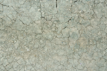 Dried soil texture on the ground as signal of global warmingの写真素材