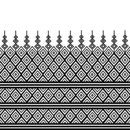 Geometric Ethnic patternのイラスト素材