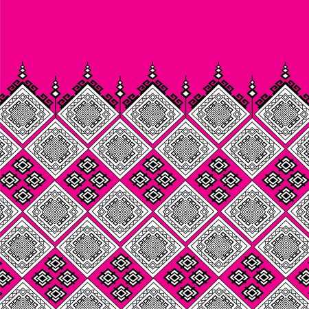 Geometric Ethnic patternのイラスト素材