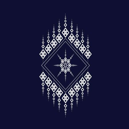 Geometric Ethnic pattern design for background or wallpaper.