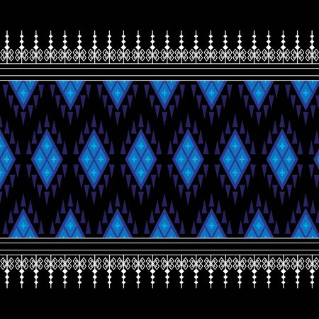 Geometric Ethnic pattern design for background or wallpaper.のイラスト素材