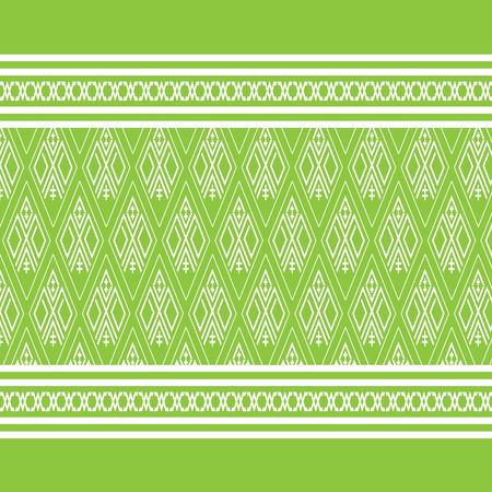 Geometric Ethnic pattern design for background or wallpaper.のイラスト素材