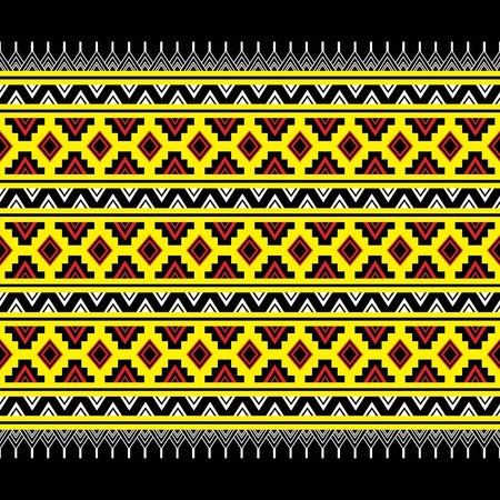 Geometric Ethnic pattern design for background or wallpaper.のイラスト素材