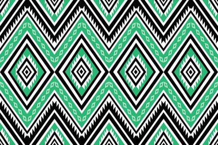 Geometric Ethnic pattern design for background or wallpaper.