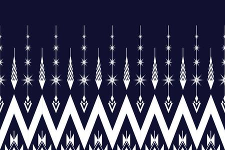 Ethnic pattern. Geometric pattern. Ethnic background pattern, Ethnic wallpaper pattern, Ethnic clothing pattern, Ethnic wrapping pattern.Geometric Ethnic pattern design for background or wallpaper.のイラスト素材