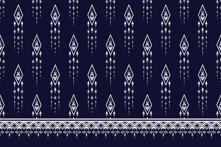 Ethnic pattern. Geometric pattern. Ethnic background pattern, Ethnic wallpaper pattern, Ethnic clothing pattern, Ethnic wrapping pattern.Geometric Ethnic pattern design for background or wallpaper.のイラスト素材
