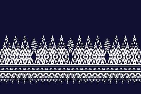 Geometric Ethnic pattern design for background,carpet,wallpaper,clothing,wrapping,Batik,fabric,Vector illustration.embroidery style.のイラスト素材