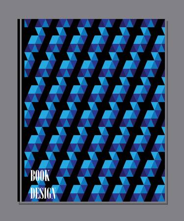 Cover report triangle abstract background, vector illustration.のイラスト素材