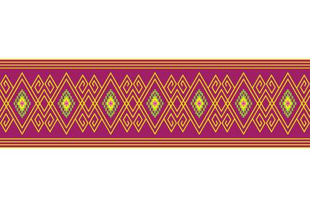 Geometric ethnic pattern traditional Designのイラスト素材