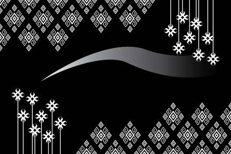 Geometric ethnic pattern traditional Design for background,carpet,wallpaper,clothing,wrapping,Batik,fabric,sarong,Vector illustration embroidery style.のイラスト素材