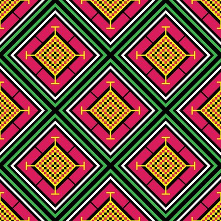 Geometric ethnic pattern traditional Designのイラスト素材