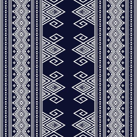 Geometric ethnic pattern traditional Design for backgroundのイラスト素材