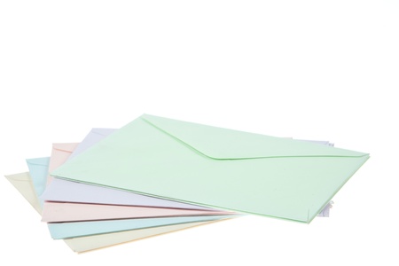 Colorful Envelopsの写真素材