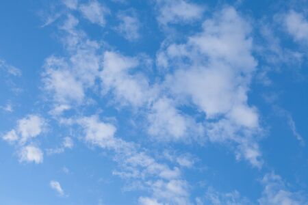 Blue Sky with cloudの写真素材