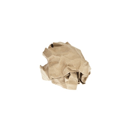 Crumpled paper ballの写真素材