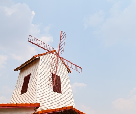Windmill over the roof