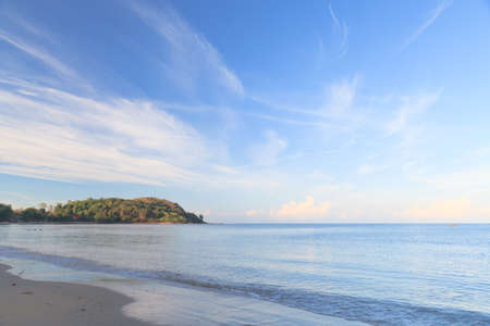 Beach and blue skyの写真素材