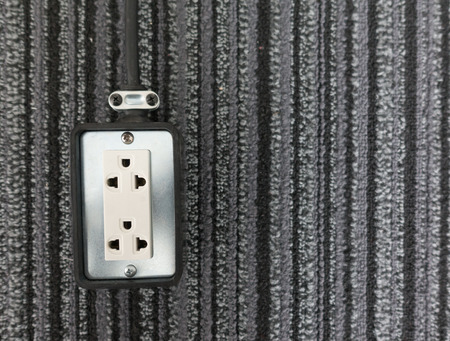 Extend eletric socket on carpet floor
