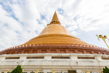 Phra Pathom Chedi, the tallest pagoda in Thailandのeditorial素材