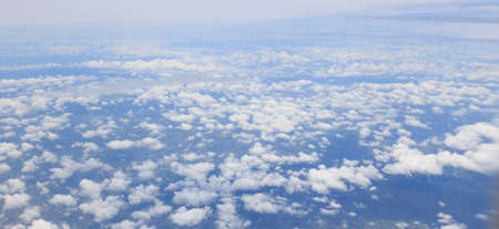 Aerial view of blue sky and cloud