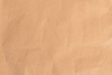 Paper texture - brown crumpled paper sheet