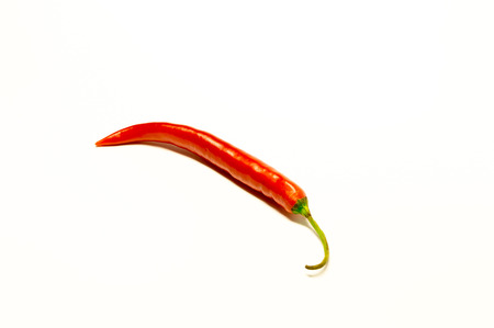 red hot chili pepper isolated on a white background
