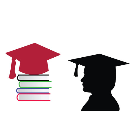 In picture book of symbols to education and success.の写真素材