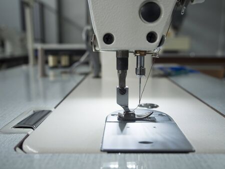 close up sewing machineの写真素材