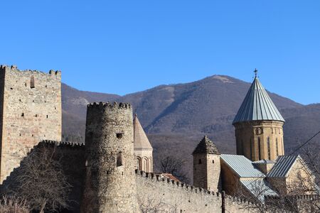 Ancient church near the city of Tbilisi,Georgia