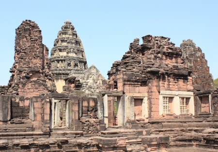 Prasat Hin Phi mai, Historical Park Phimai Khmer Sanctuary,one of important religious sanctuary,korat,thailandの写真素材