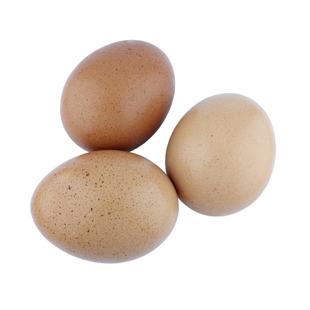  eggs on a white backgroundの写真素材