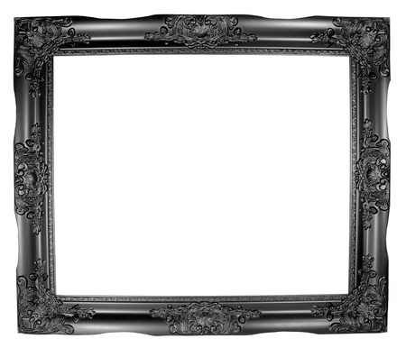 picture frame on white backgroundの写真素材