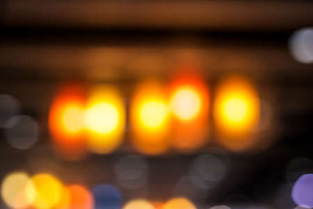 Bokeh light on vacation day in the memoryの写真素材