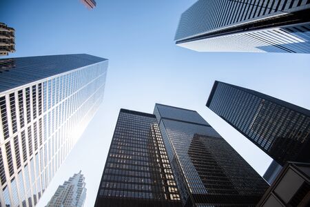 Modern buildings in Toronto city, Canada