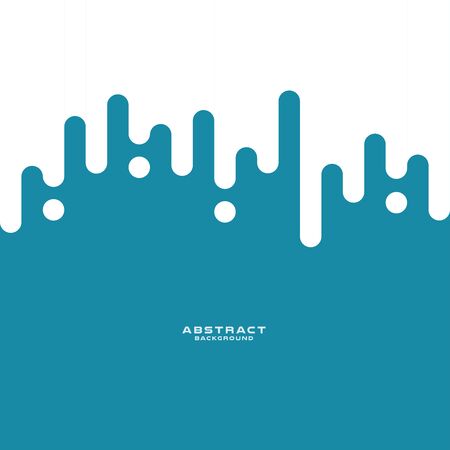 Abstract rounded lines transition background Blue Tone,Template Design, Vector and illustration.のイラスト素材