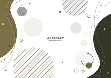 Abstract freeform shape geometric background , Vector and illustration, Template Design for shape banner or poster.のイラスト素材