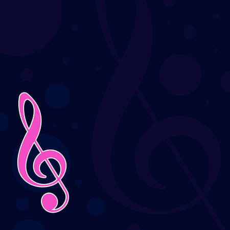 Music background for design, Vector and illustration,Template Design for postcard , shapes , brochure and banner.のイラスト素材