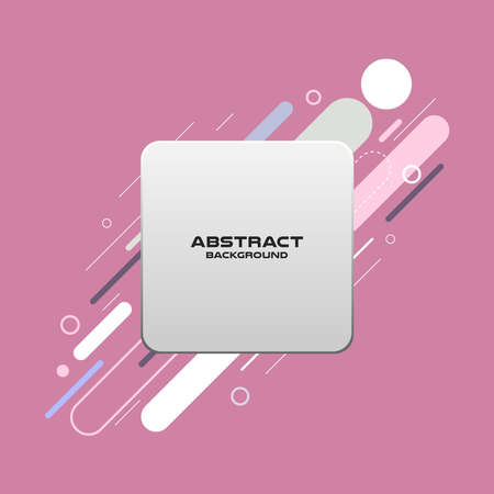 Abstract freeform shape geometric Memphis background  , Vector and illustration, Template Designのイラスト素材