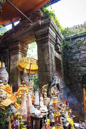 Wat Phu  a Hindu temple one of the oldest historic sites in Laos.