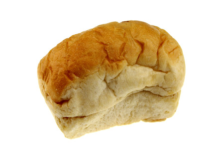 Brow Bread on white background