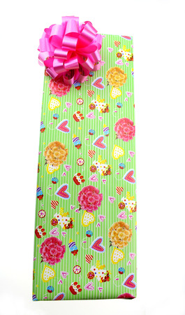 Gift isolated on white backgroundの写真素材
