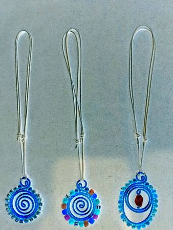 Blue Necklaceの写真素材