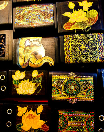 Elephant art workの写真素材