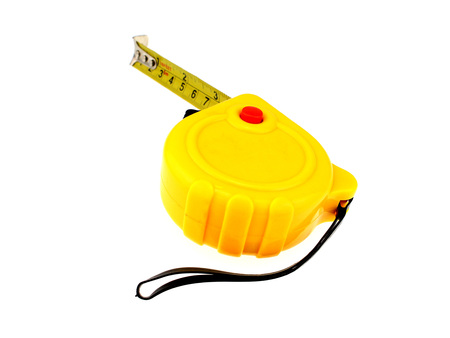 Yellow Measuring Tape isolated