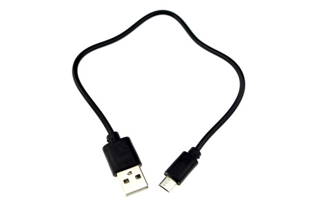 Cable for Cell phone isolatedの写真素材