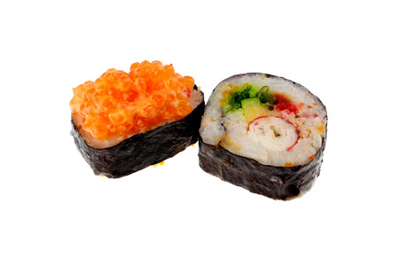 Sushi sticky rice isolatedの写真素材